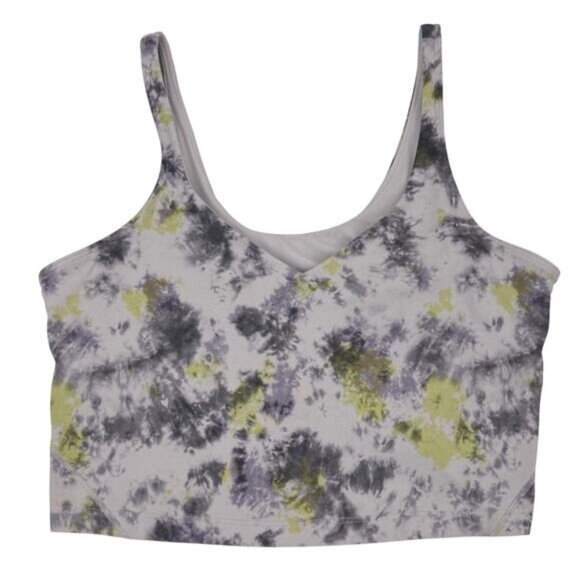 LULULEMON Align Tank Top Size 14 Radial Tie Dye Mauve Grey Multi - Picture 4 of 7
